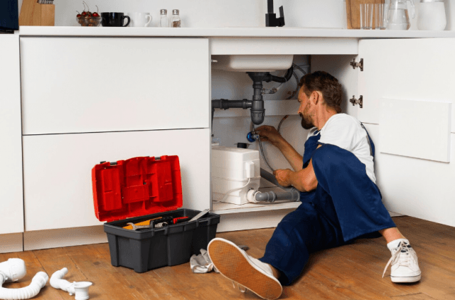 Image from freepik - fort collins plumber fixing